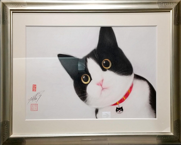 ☆ 猫の絵描き人 高橋行雄 愛猫dan ヒマラヤン☆（高橋行雄